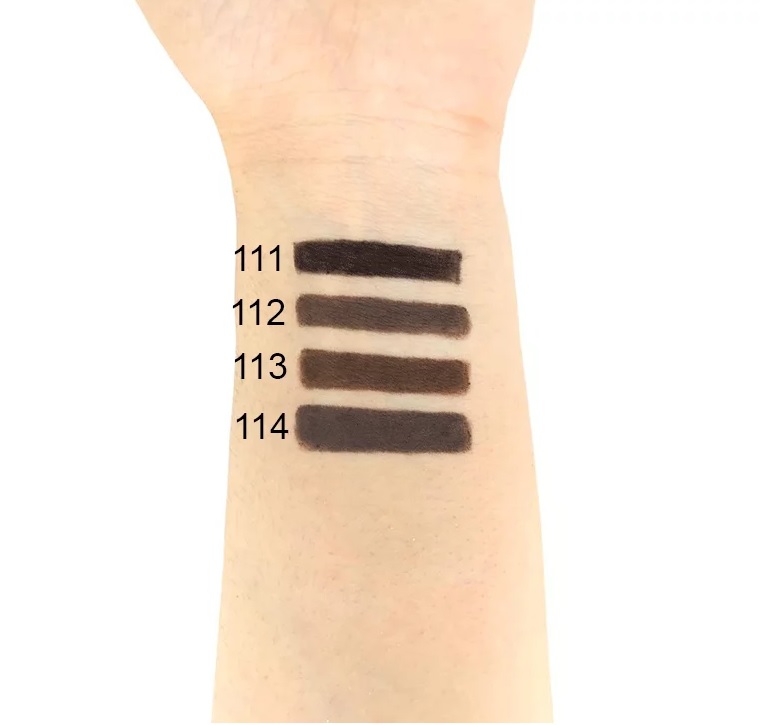 ترکیب رنگ مداد ابرو پیپا لندن