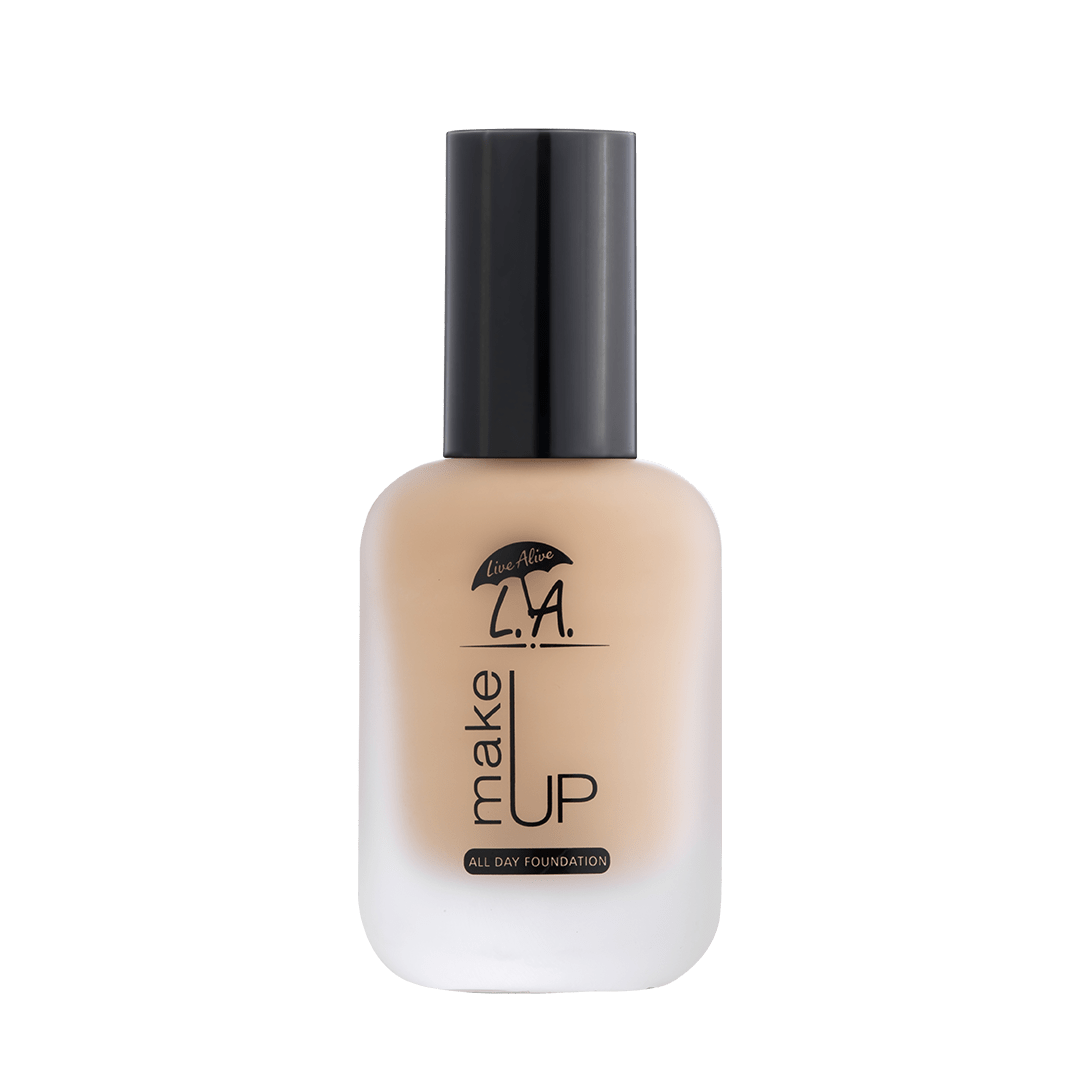 کرم پودر Long wear foundation برند LA
