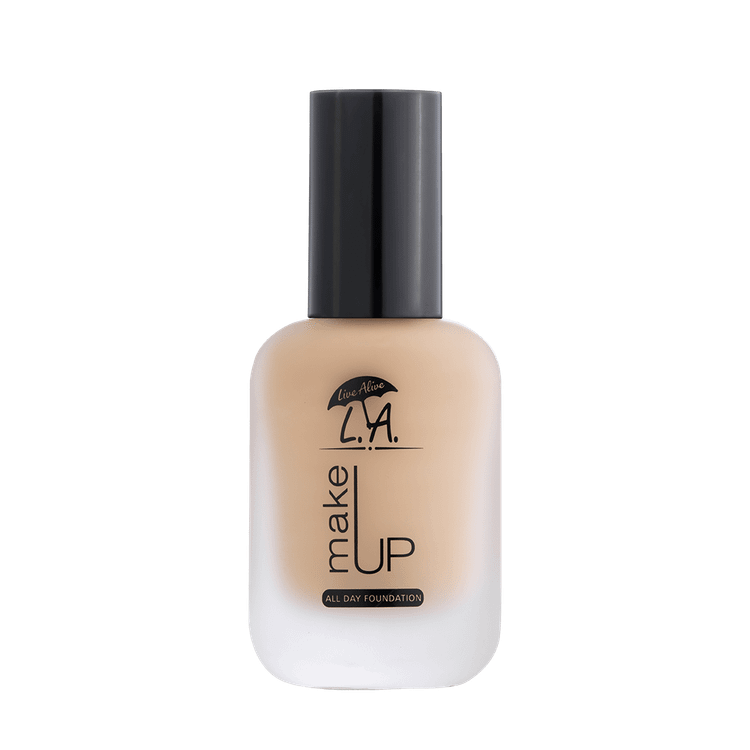 کرم پودر Long wear foundation برند LA