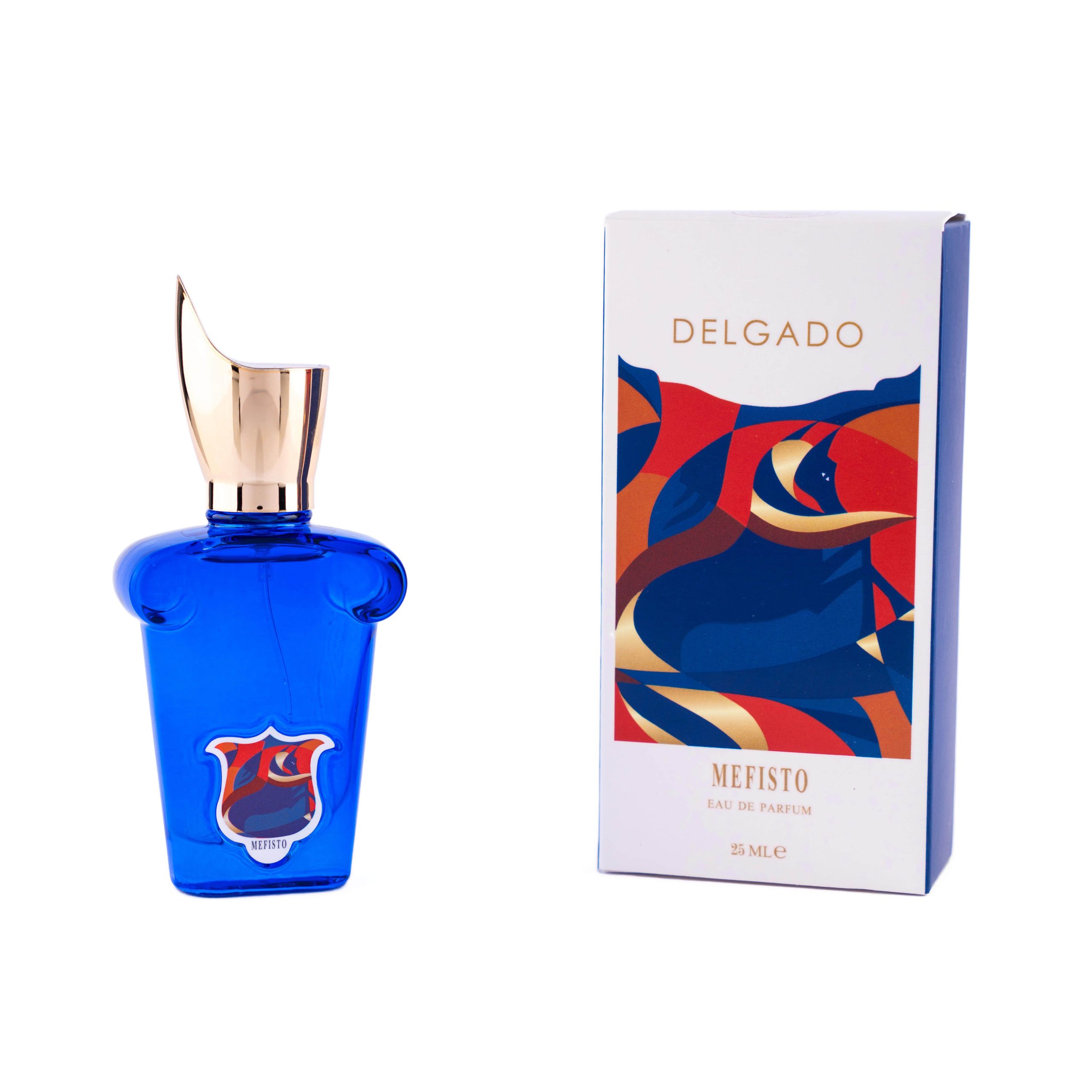 عطر جیبی مردانه  دلگادو مدل مفیستو حجم 25 میلی لیتر mefisto