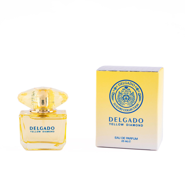 عطر جیبی زنانه دلگادو مدل Yellow Diamond حجم 25 میلی لیتر