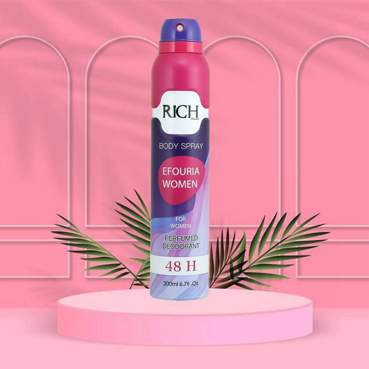 اسپری بدن زنانه ایفوریا ریچ 200Ml