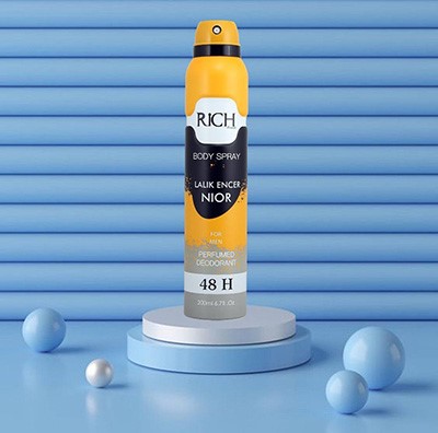 اسپری بدن ریچ لالیک مشکی 200 ml