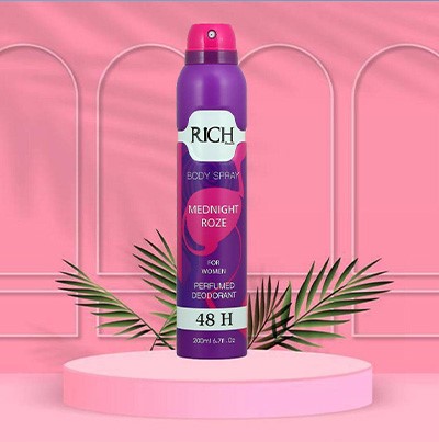 اسپری بدن ریچ میدنایت رز 200ml